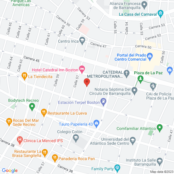 Map of Instepcaribe Ltda.