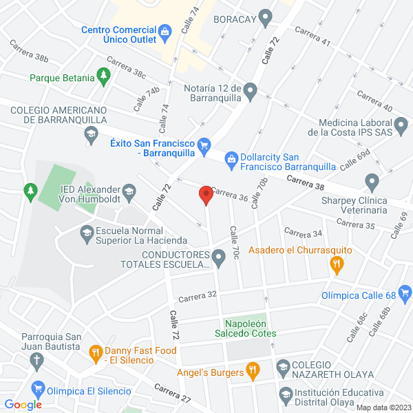 Map of Inversiones La 71