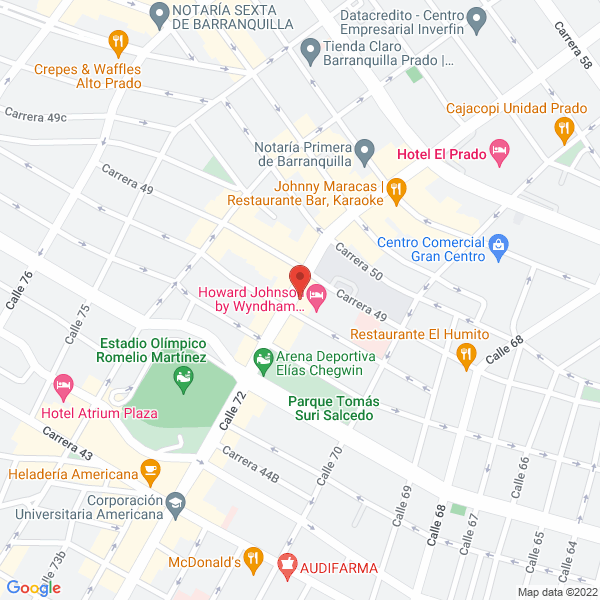 Map of Expoganorte Ltda.