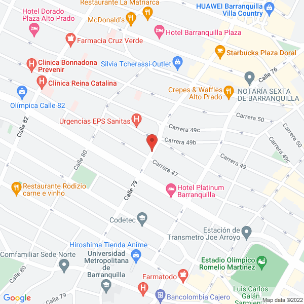 Map of Orange Estetica Corporal Ltda.