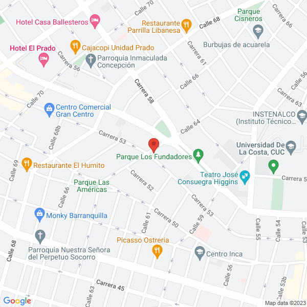 Map of Orodental Ltda.