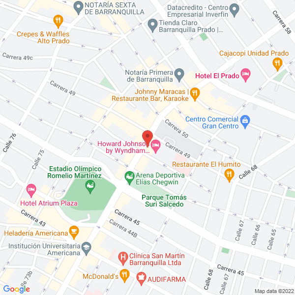 Map of Orogemas Ltda.