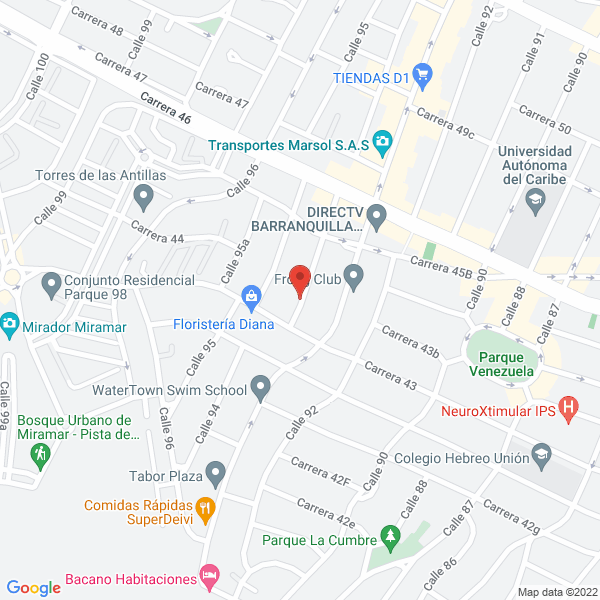 Map of Producciones Total