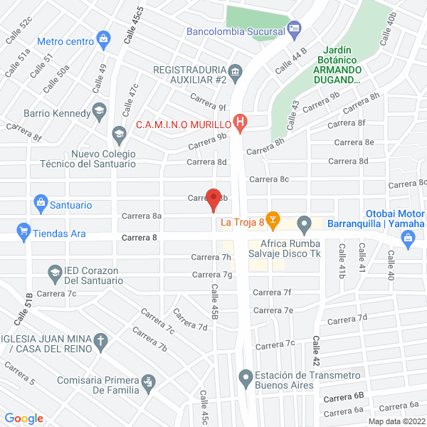 Map of Promociones San Andrés