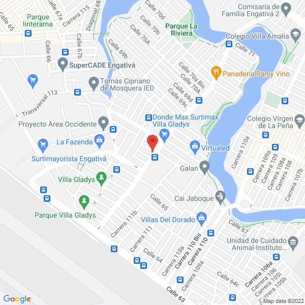 Mapa de Andec Ingeniería Sas