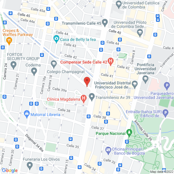 Mapa de Assh S.A.S