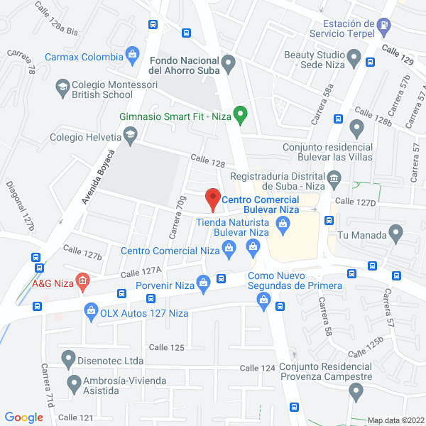 Mapa de Integra Red Global Y Cia Ltda