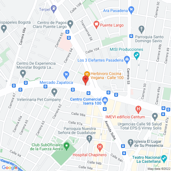 Mapa de Verde & Tostado
