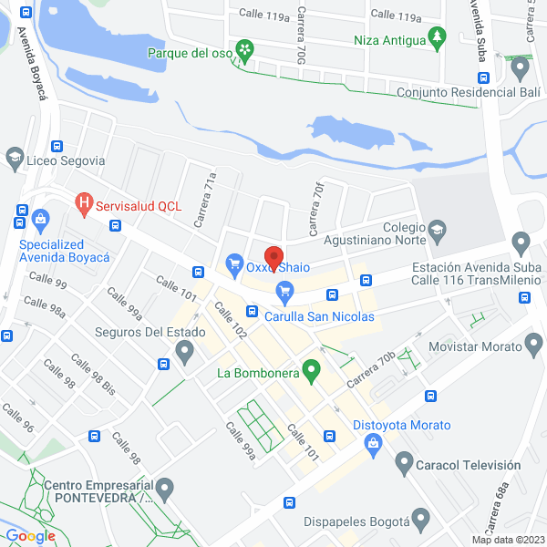 Mapa de Jardín Infantil Popet