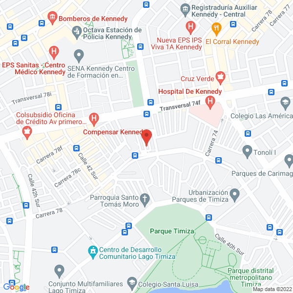 Mapa de Nutrition Kumara