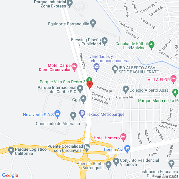 Map of Vemeda Asociados S.A.S.