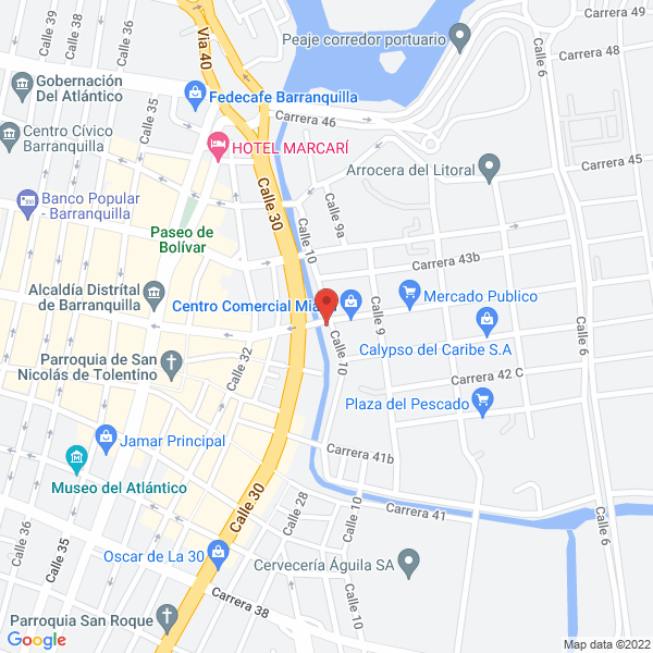Map of Templo De La Moda