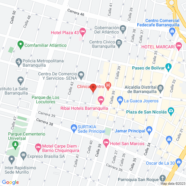 Map of Unidad De Reacción Inmediata Uri Barranquilla