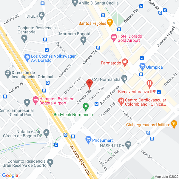 Mapa de Constructora Orkuz S.A.S