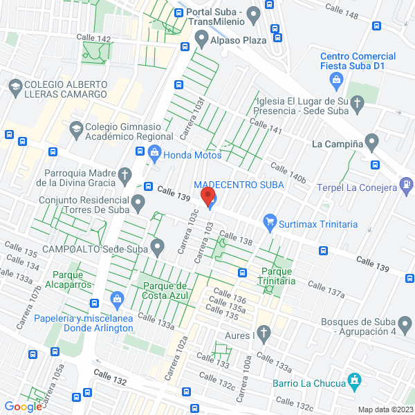 Mapa de Ferretería Tríplex Y Maderas Sas