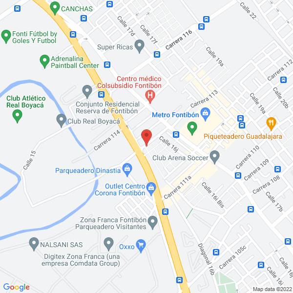 Mapa de Transladamos S.A.S