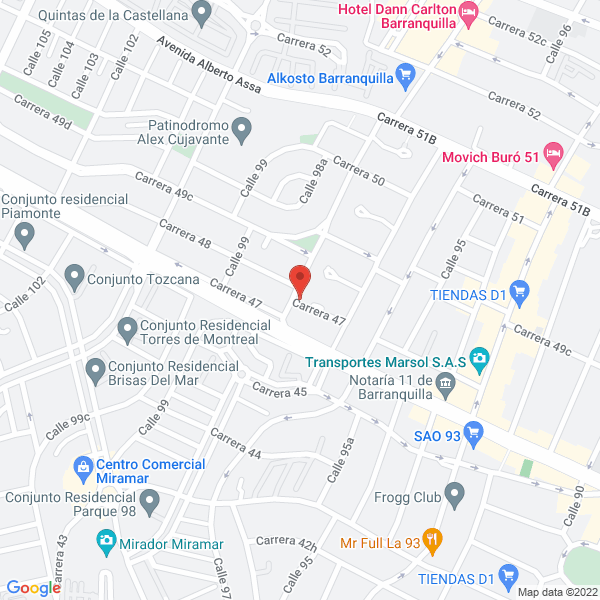 Map of Compradirecto.Co S.A.S.