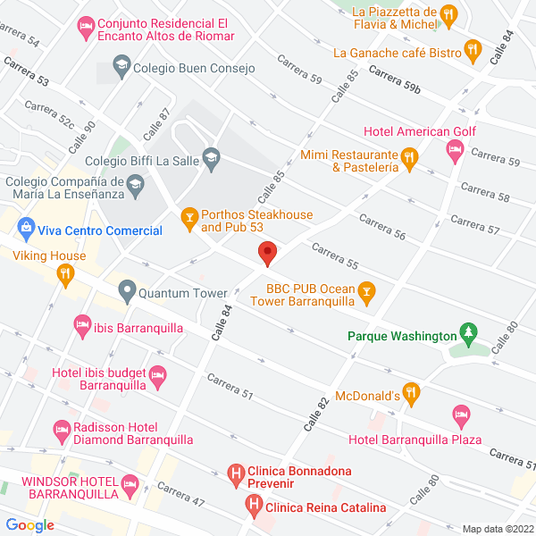 Map of Construcciones Eslait Ltda.