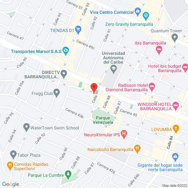 Map of Fep Uniautonoma S.A.S.