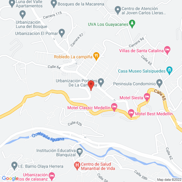 Mapa de Salud Mental Medellin