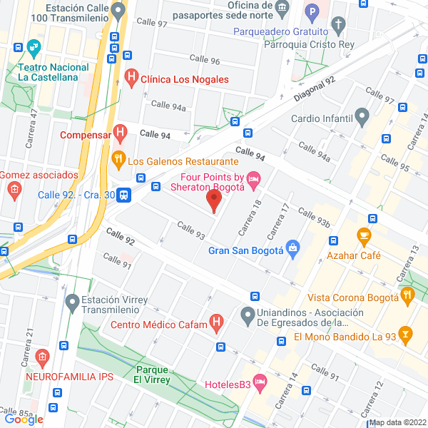 Mapa de Artea Consultores S.A.S.