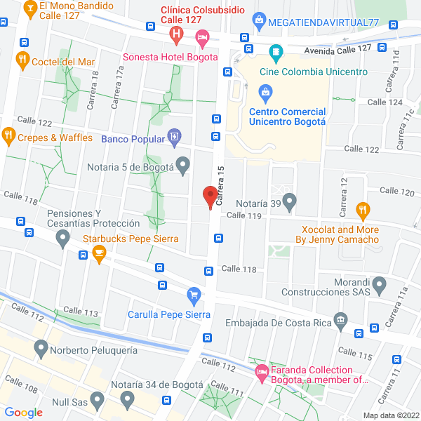 Mapa de Asistir Ltda.