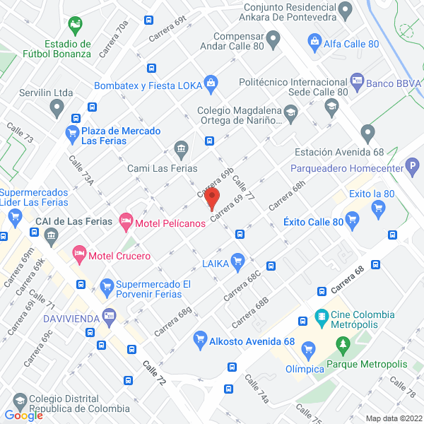 Mapa de Atencion Y Asesorías Técnicas En Emergencias S.A.S.