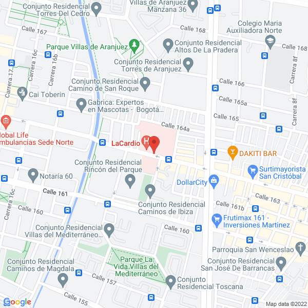 Mapa de Cardio Interventional Group S.A.S.