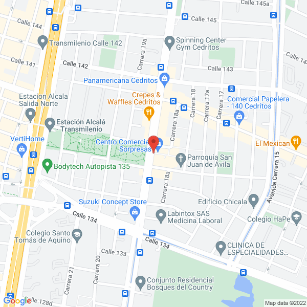 Mapa de Carlos Alberto Romero A. & Cía. Ltda.