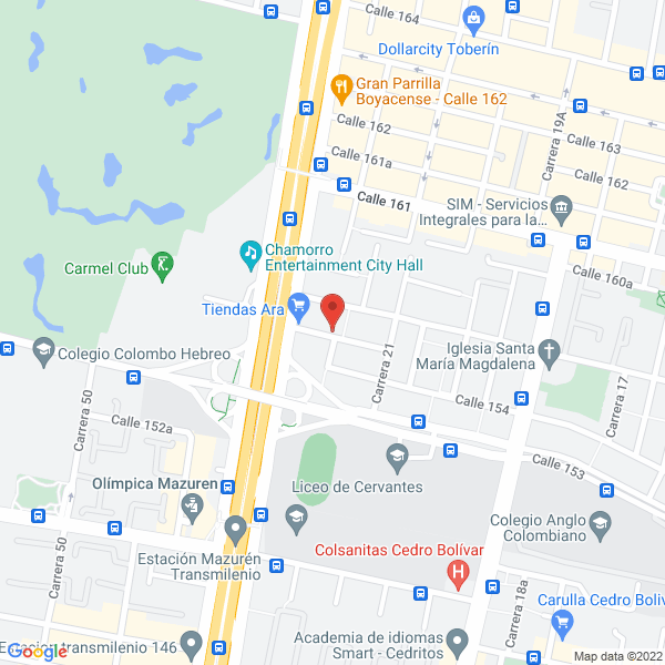 Mapa de Carlos Contreras & Cía. Ltda.