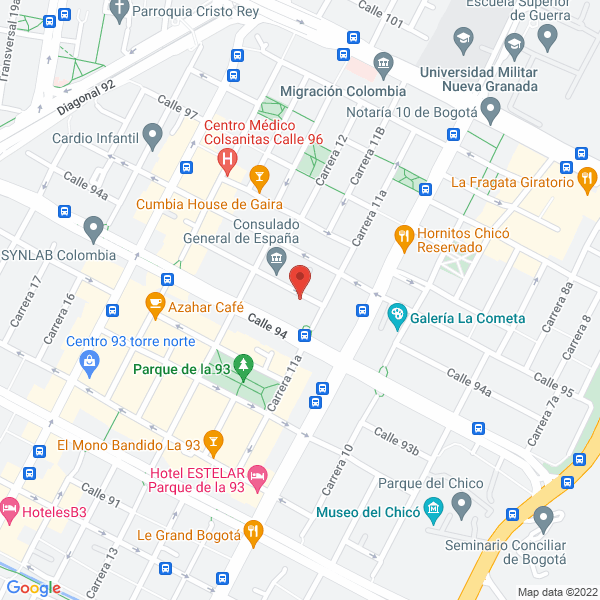 Mapa de Casa Argentina Ltda.