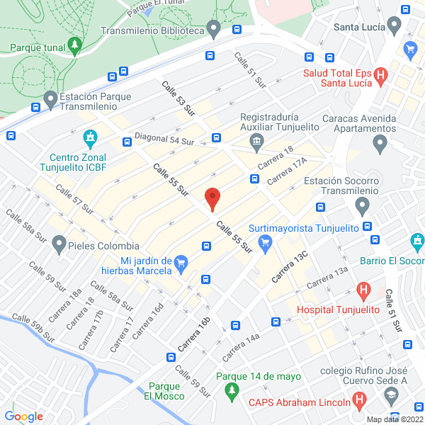 Mapa de Casa De La Mascota San Benito Ltda.