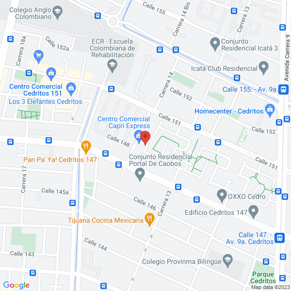 Mapa de Cassystem De Colombia Ltda.