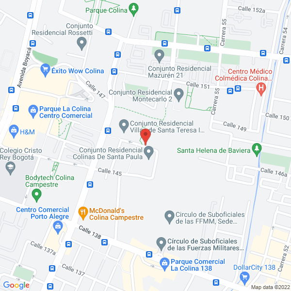 Mapa de Cemas Investments S.A.S.