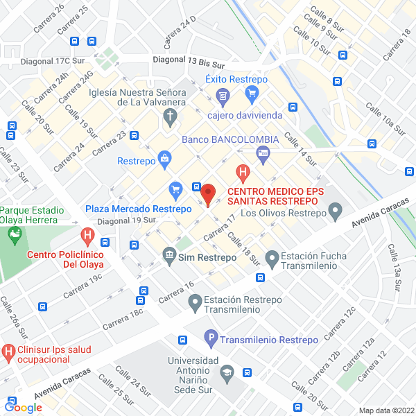 Mapa de Cenbros S.A.S.