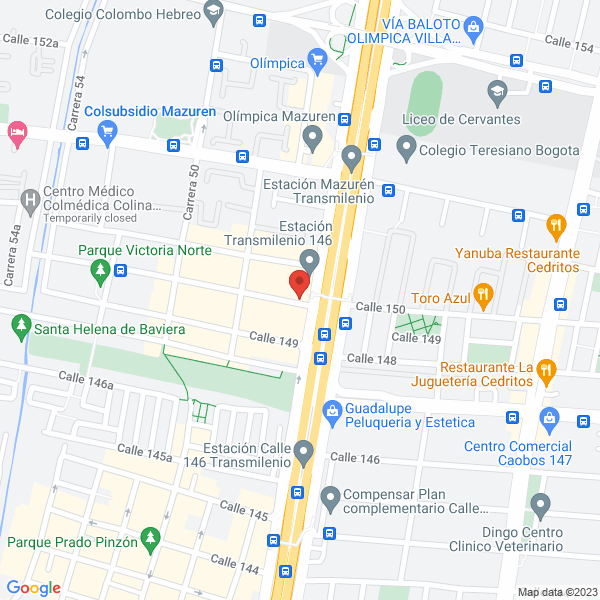 Mapa de Centro De Medicina Estética Y Láser Embellécete S.A.S.