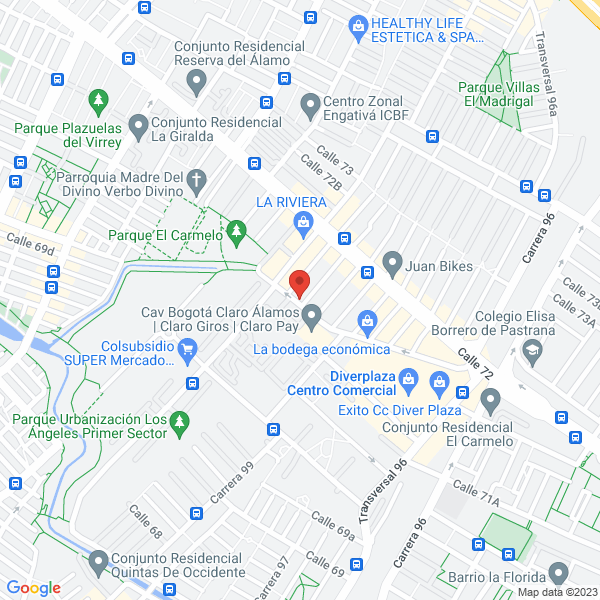 Mapa de Centro De Pensamiento Creativo Y Empresarial Ce&Ce S.A.S.