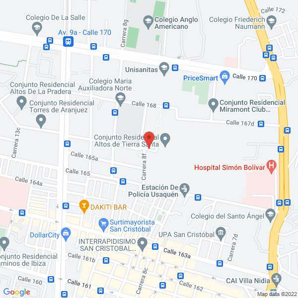 Mapa de Comercial Vector S.A.S.