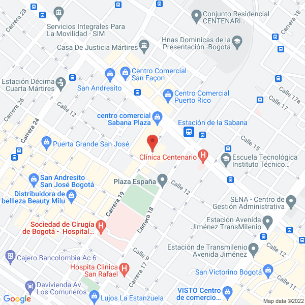Mapa de Comercializadora Barmel S.A.S.
