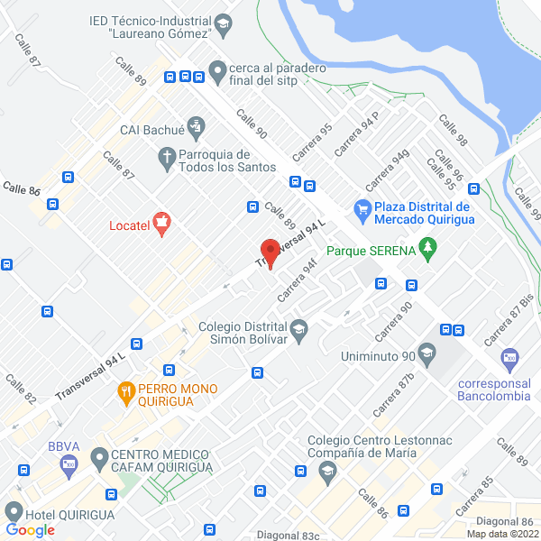 Mapa de Comercializadora L G R Ltda.