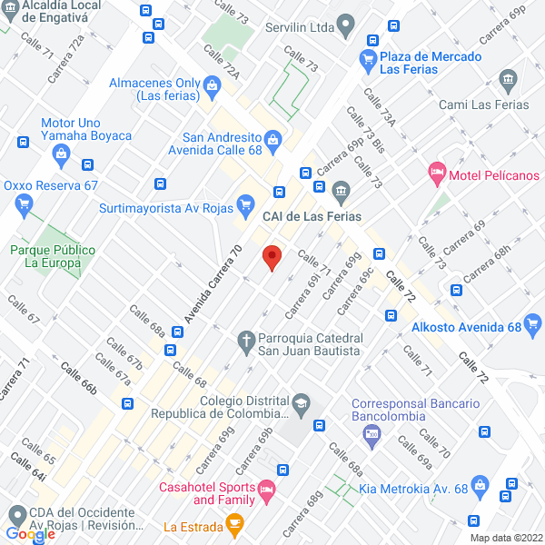 Mapa de Comercializadora Opm Paper Print S.A.S.