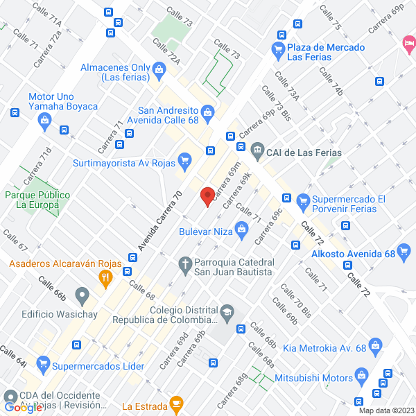 Mapa de Comercializadora Para La Industria De Papeles Ltda.