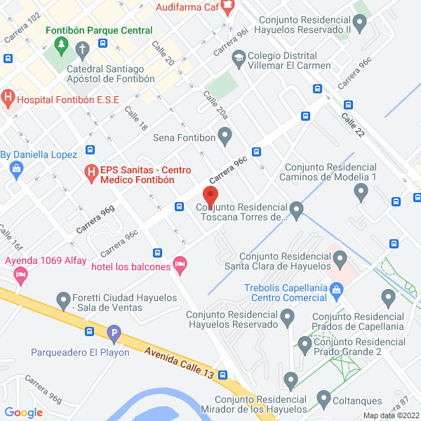 Mapa de Comercializadora Sodiva S.A.S.