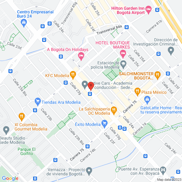 Mapa de Comercializadora Y Distribuidora Animal House S.A.S.
