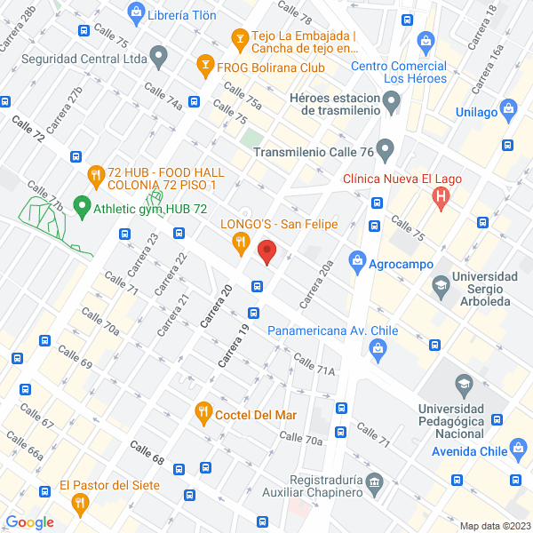 Mapa de Comservig Ltda.