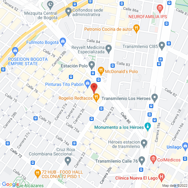 Mapa de Csf Media Group S.A.S.