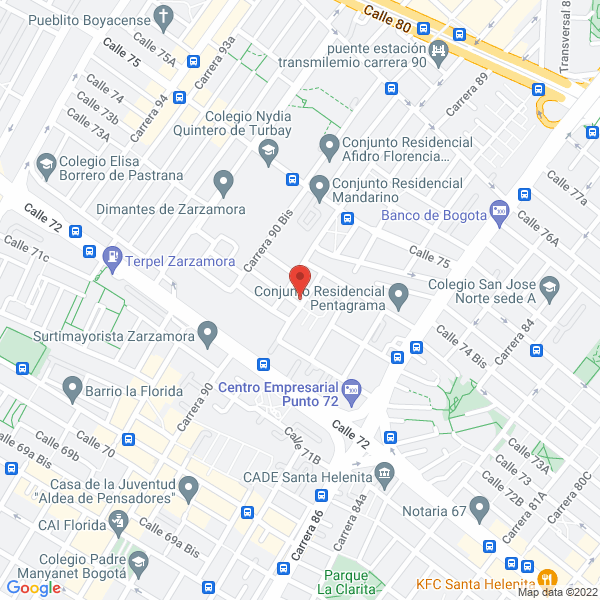 Mapa de Cultural Experience Internacional S.A.S.