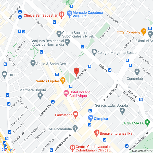 Mapa de Cyberia Colombia Ltda.