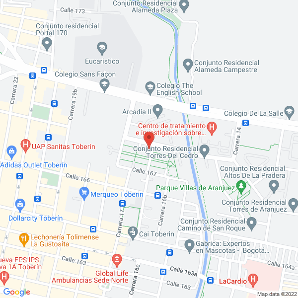 Mapa de D & A Administradores Santa Barbara Ltda