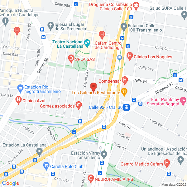 Mapa de Dermatotal S.A.S.